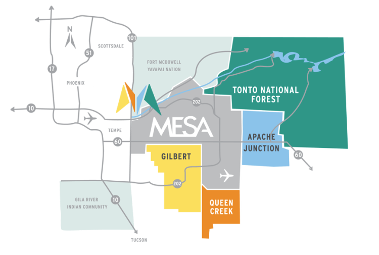 City Of Mesa District Map