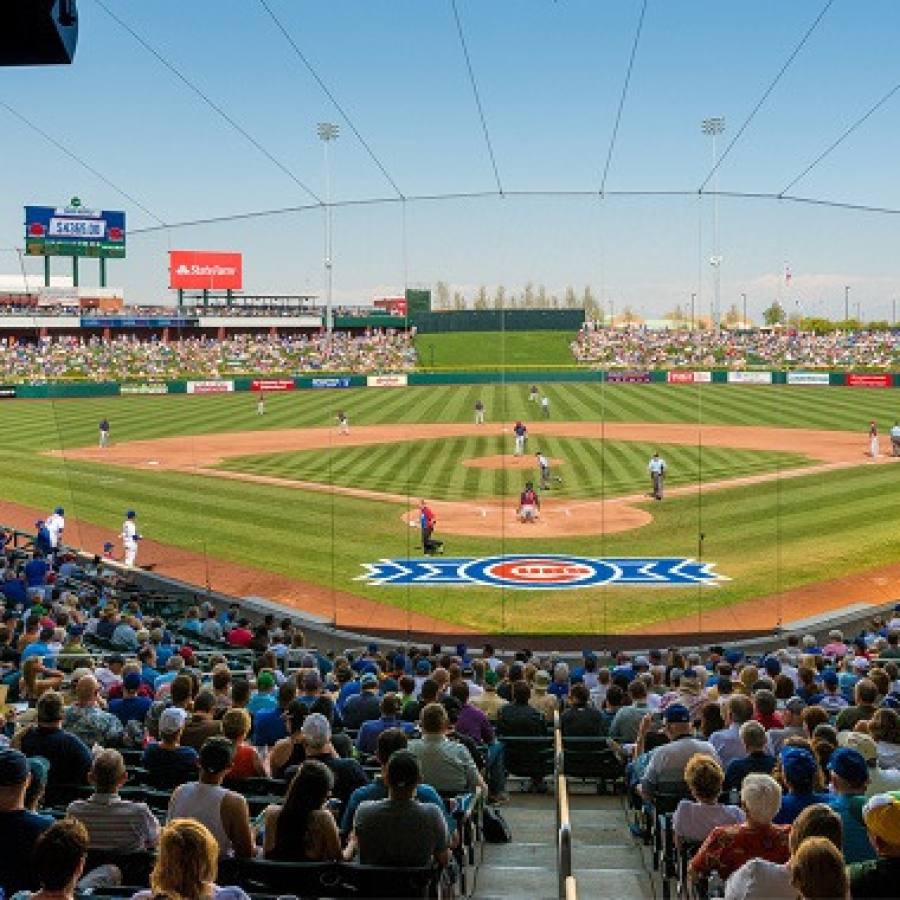 Chicago Cubs on X: Here's a peek at the new Sloan Park logo and renderings  for Mesa.  / X